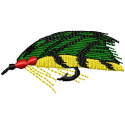 Fish Hook Embroidery Design 2 Fish Hook Embroidery Design 2